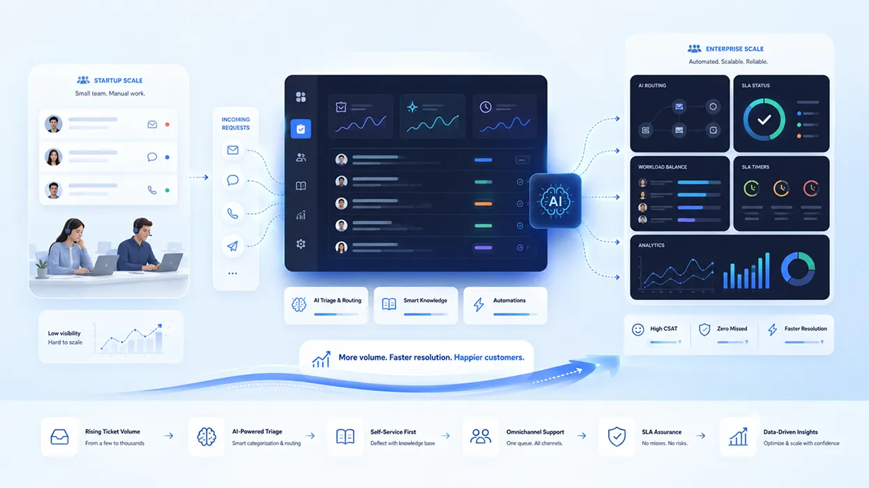Scaling Support from Startup to Enterprise
